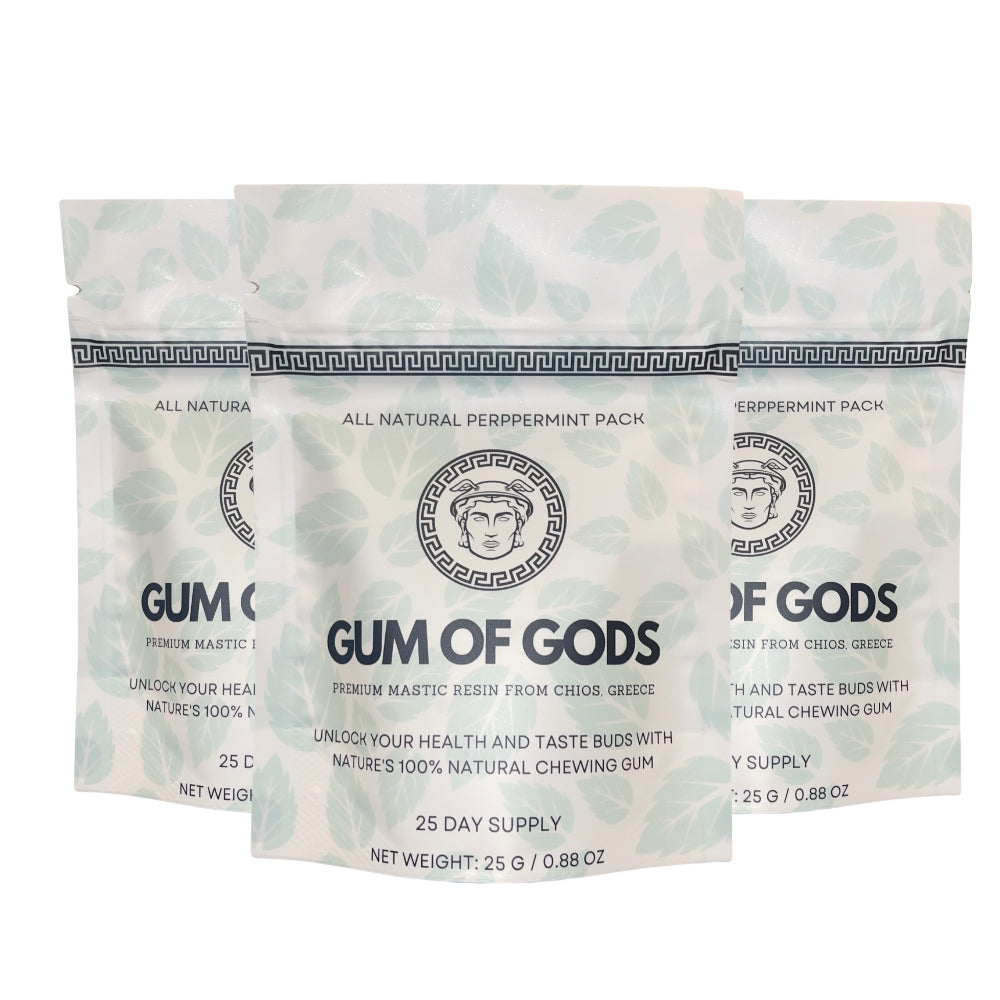 Peppermint Pack Mastic Gum - Gum of Gods US