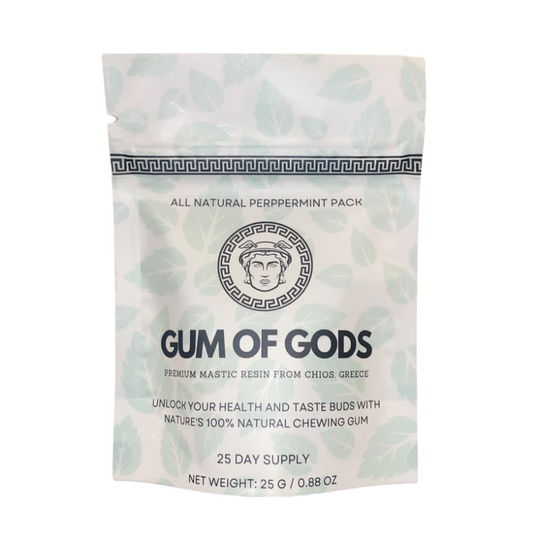 Peppermint Pack Mastic Gum - Gum of Gods US