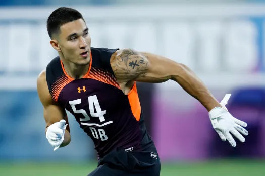Portrait of NFL safety Taylor Rapp.